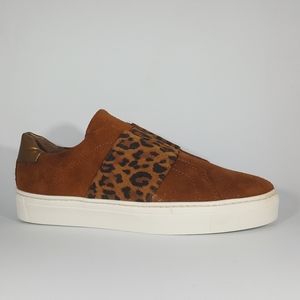 The Flexx Cognac & Jaguar Suede Slip On Sneaker